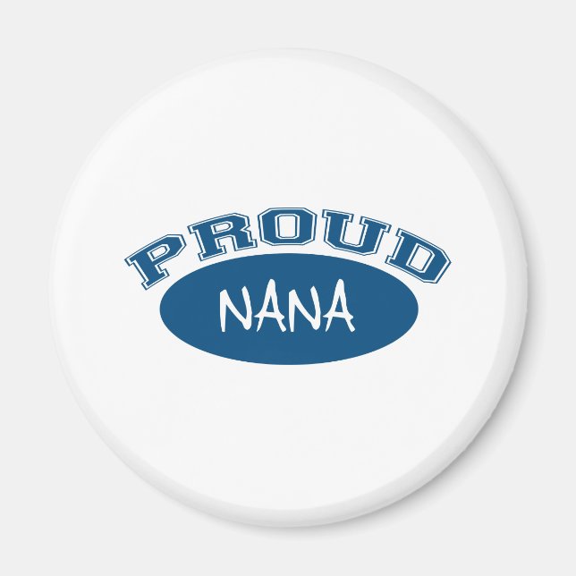 Imán Orgulloso Nana (Azul) (Frente)