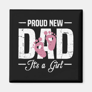 Imán Orgulloso Nuevo Papá Es Un Padre Por Primera Vez 