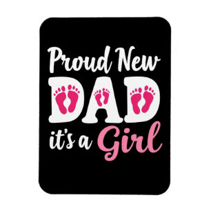 Imán Orgulloso Nuevo Papá Es una Niña Revelación de Gén