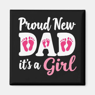 Imán Orgulloso Nuevo Papá Es una Niña Revelación de Gén