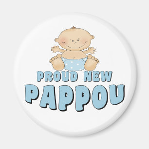 Imán Orgulloso Nuevo Pappou Chico