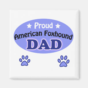 Imán Orgulloso padre americano de Foxhound