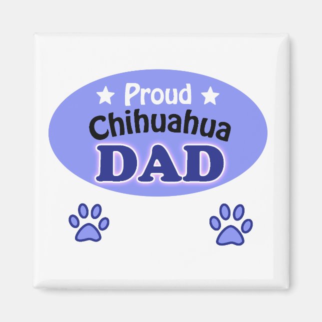 Imán Orgulloso padre Chihuahua (Frente)