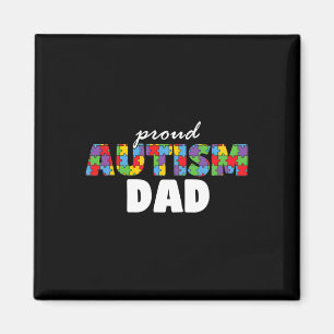 Imán Orgulloso padre concienciado sobre el autismo Acep