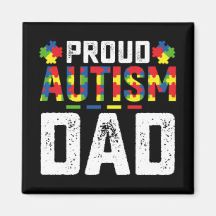 Imán Orgulloso padre de autismo Conciencia Familia Auti