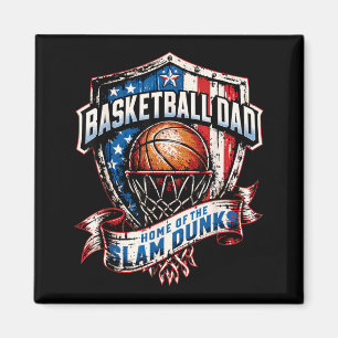Imán Orgulloso padre de baloncesto - Hogar de las clava