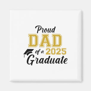 Imán Orgulloso Padre De Graduación 2025 De Papá Graduad