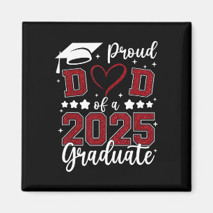 Imán Orgulloso Padre De La Familia De 2025 Senior Gradu