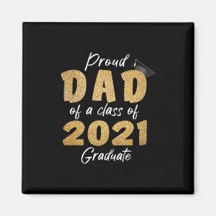 Imán Orgulloso padre de una clase de graduado de 2021