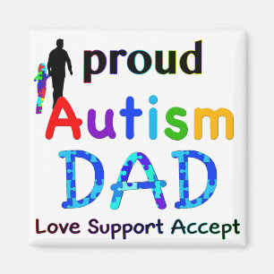 Imán Orgulloso padre del autismo