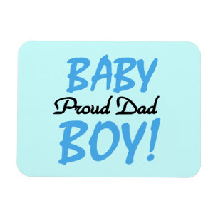 Imán Orgulloso papá Baby Boy Regalos