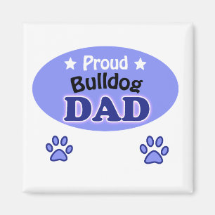 Imán Orgulloso papá Bulldog