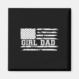 Imán Orgulloso Papá De Chicas Padre De Chicas Para Papá