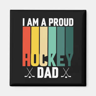 Imán Orgulloso papá de hockey