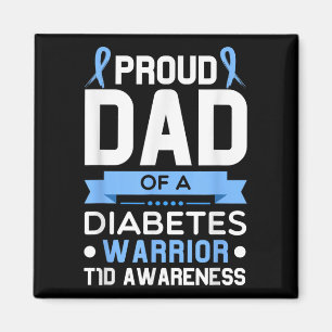 Imán Orgulloso Papá De Un Guerrero De La Diabetes Tipo