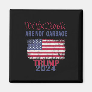 Imán Orgulloso partidario de basura Trump Nosotros el p