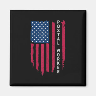 Imán Orgulloso Postal Worker Postmaster Us Post Service