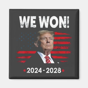 Imán Orgulloso Presidente Maga Trump Ganó Día de Inaugu