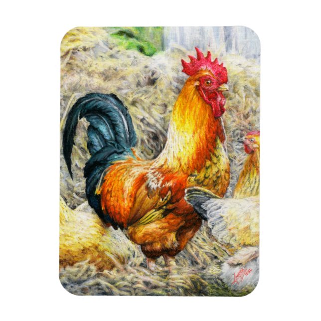 Imán Orgulloso Rooster (Vertical)