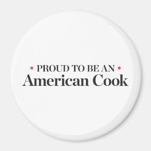 Imán Orgulloso ser un cocinero americano