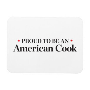 Imán Orgulloso ser un cocinero americano