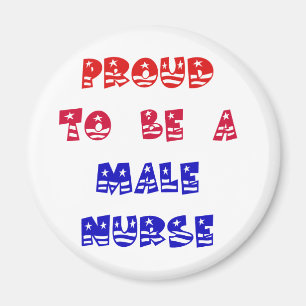 IMÁN ORGULLOSO SER UNA ENFERMERA DE SEXO MASCULINO