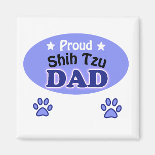 Imán Orgulloso Shih Tzu papá