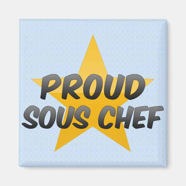 Imán Orgulloso Sous Chef (Frente)