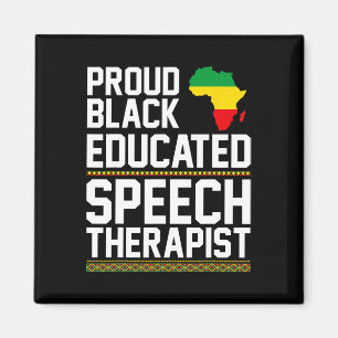 Imán Orgulloso terapeuta de habla negra hist afroameric