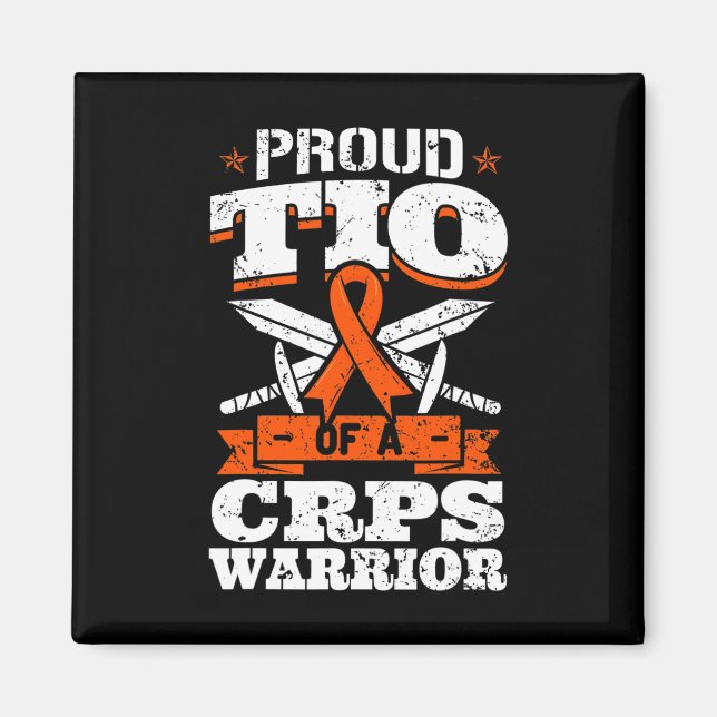 Imán Orgulloso Tío De Un Guerrero De La CRPS, RSD Aware (Frente)
