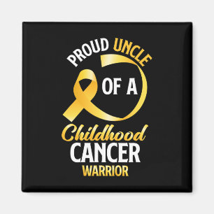 Imán Orgulloso Tío De Un Guerrero Del Cáncer Infantil N