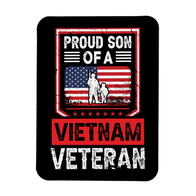 Imán Orgulloso tributo a familia militar (Vertical)