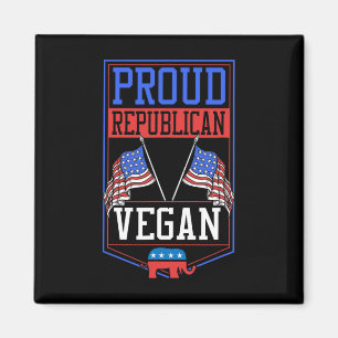 Imán Orgulloso vegano republicano por mujeres hombres
