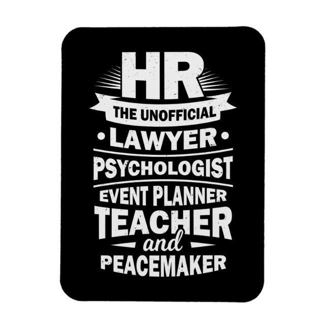 Imán Orgullosos Recursos Humanos (Vertical)