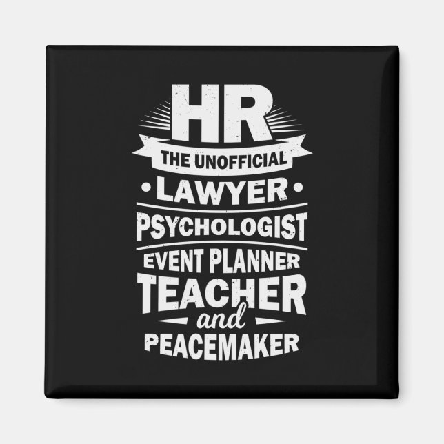 Imán Orgullosos Recursos Humanos (Frente)