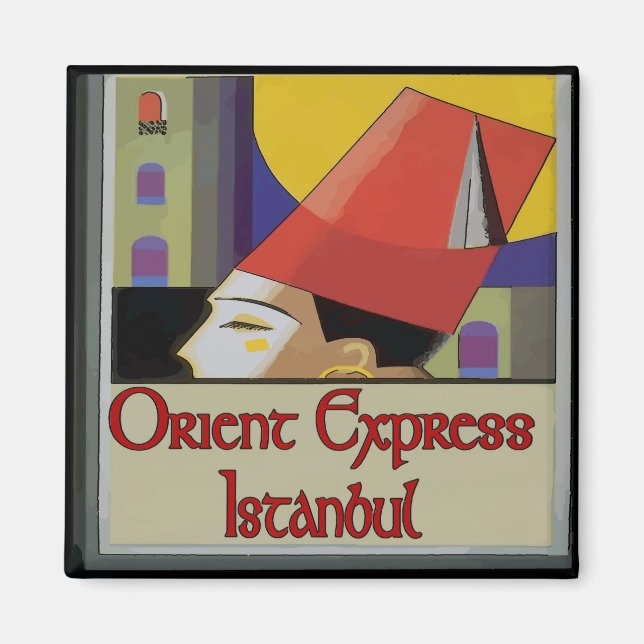 Imán Orient Express Estambul, (Frente)