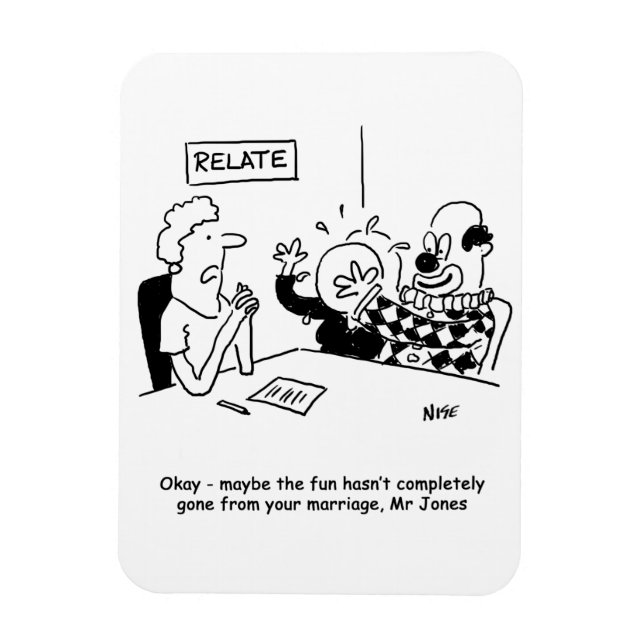 Imán Orientación Matrimonial. La diversión no se ha ido (Vertical)