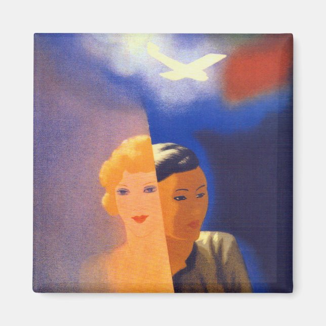 Imán Orientaciones al aire ~ Europa - Orientar (Frente)