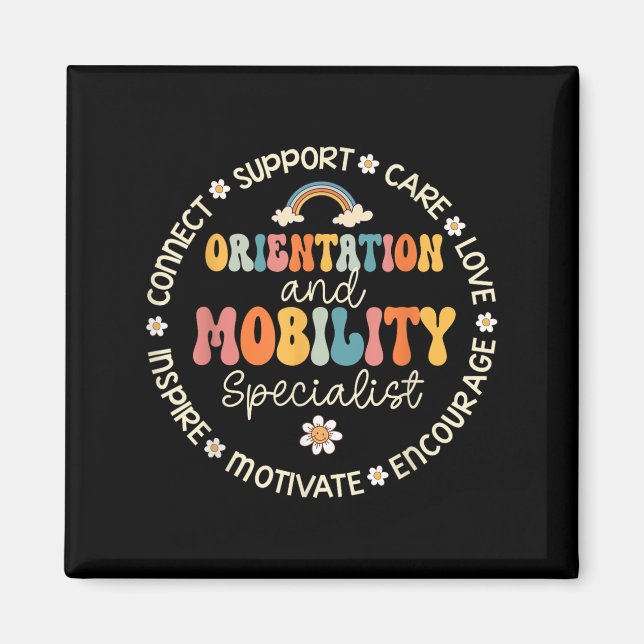 Imán Orientation And Mobility Specialist Week Back To S (Frente)