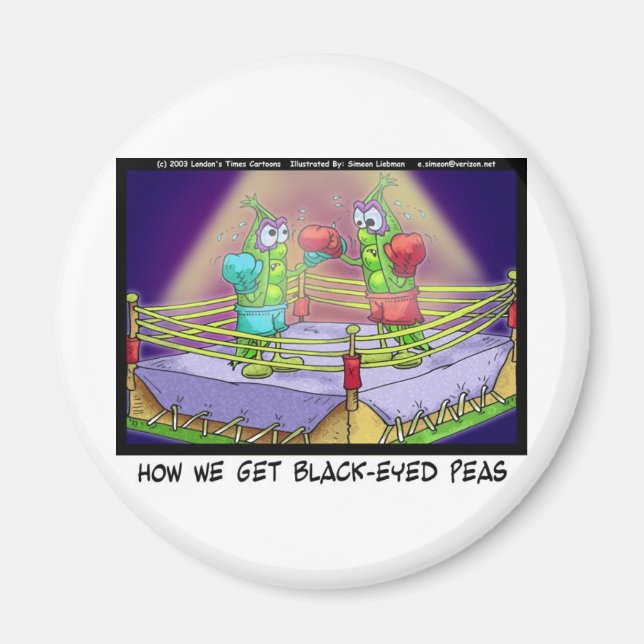Imán Origen De Los Ojos Negros Láminas De Boxeo/Regalos (Frente)