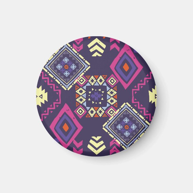 Imán Origen geométrico primitivo, étnico tribal. (Frente)