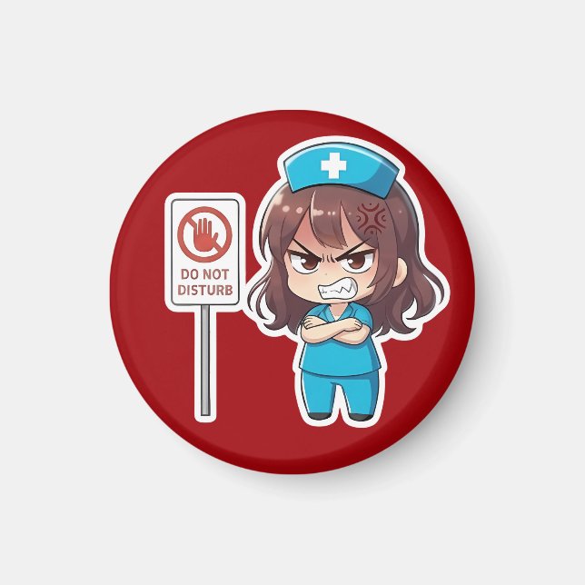 Imán Original Chibi Nurse 2.0 - Focus Mode (Frente)
