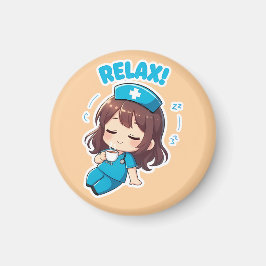 Imán Original Chibi Nurse 3.0 - Relájate