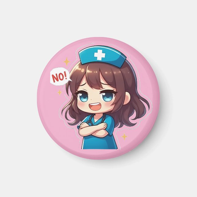 Imán Original Chibi Nurse - Sassy Nursing Life (Frente)