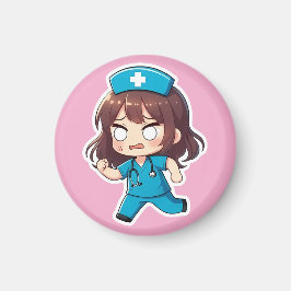 Imán Original Chibi Nurse - The Hectic Shift