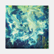 Imán original de arte agudo acrílico