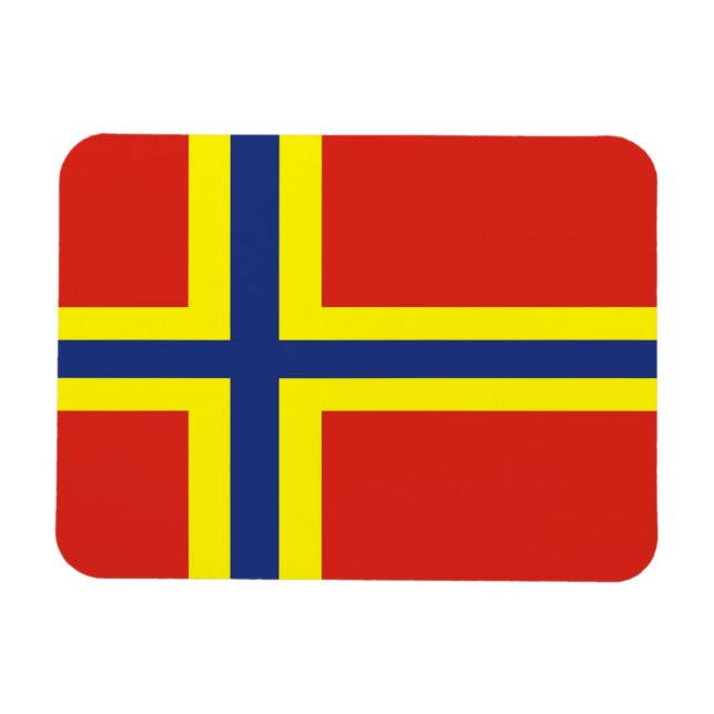 Imán orkney país bandera gran reino unido (Horizontal)