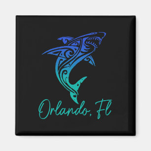 Imán Orlando Fl Tiburón Scu Buceo Surfista Surf Florida