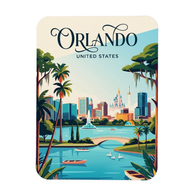 Imán Orlando Florida (Vertical)