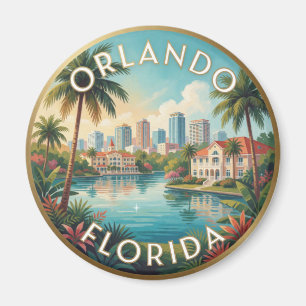 Imán Orlando Florida Lake City Viajes